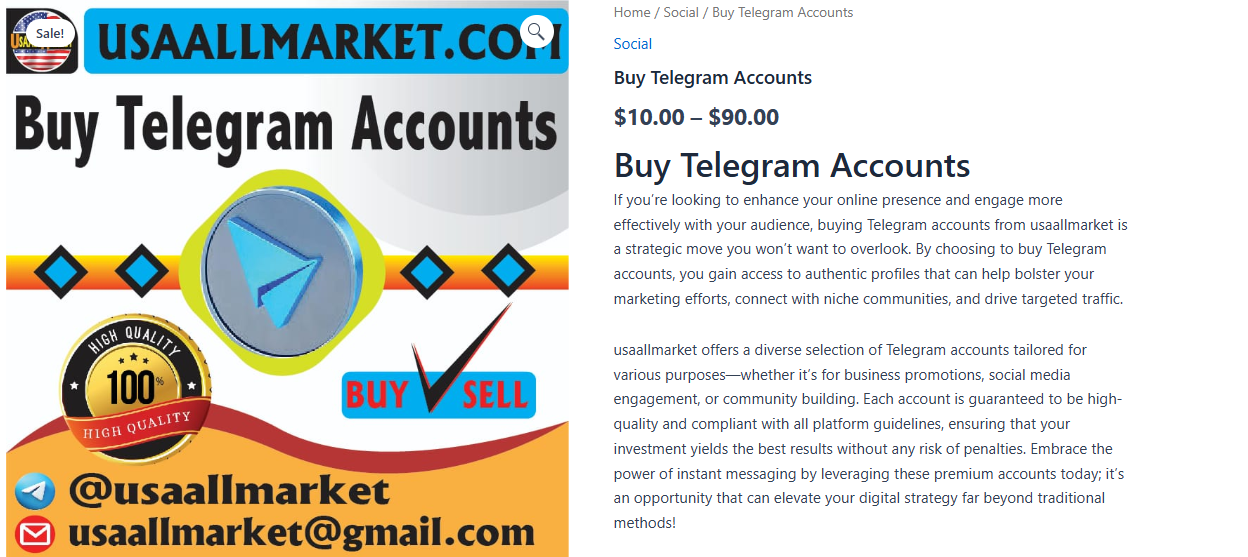 Buy Telegram Accounts