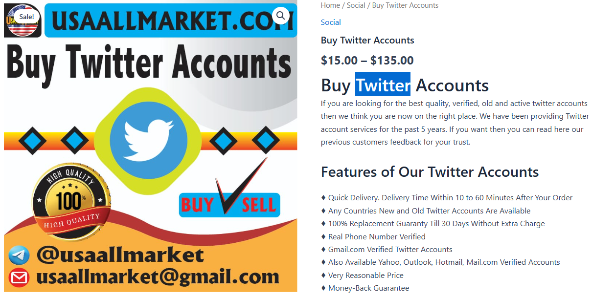 Buy Twitter Accounts
