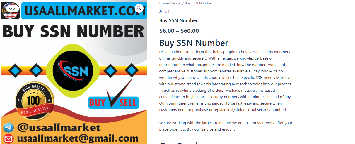 Buy SSN Number